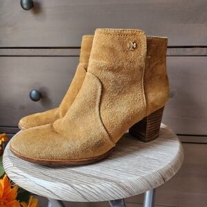 Tory Burch Sebe Suede Ankle Boots